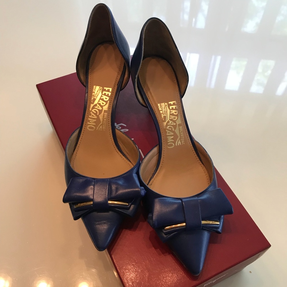 Ferragamo heels 100% authentic